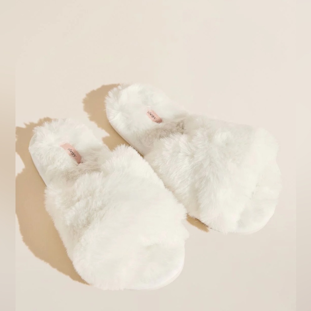 Eberjey plush slipper - NWOT - medium